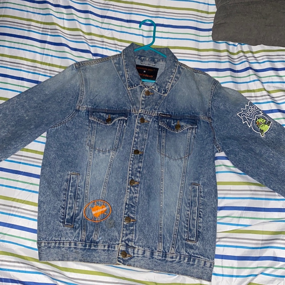 Members only x Nickelodeon Rugrats denim jacket